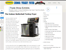 Tablet Screenshot of indoorbutterballturkeyfryer.com